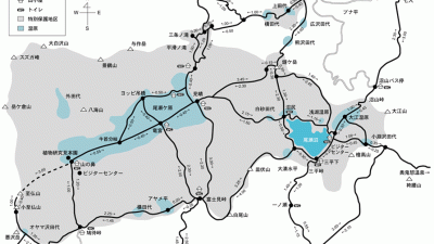 오제, 오제가하라,오제국립공원 지도 (尾瀬, 尾瀬ヶ原, 尾瀬国立公園)