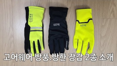 [박영준TV] 신형 고어웨어 겨울장갑 2종 소개 | Gorewear Gloves |