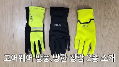 [박영준TV] 신형 고어웨어 겨울장갑 2종 소개 | Gorewear Gloves |