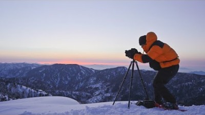 【風景写真】冬山テント泊・春の兆し漂う北信州残雪の山々｜Landscape photography Fujifilm GFX50Sii