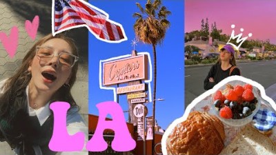 vlog????????남자사람친구와 미국여행 A DAY in LA???? (with 베일드Veiled)