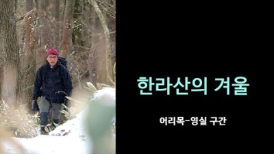 [박영준TV] 한라산의 겨울 풍경 | 어리목-영실 구간